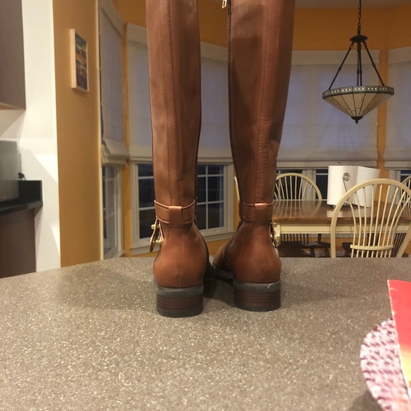 Real Leather Coach Calf-Length Boots, Never Worn - Picture 2 of 4